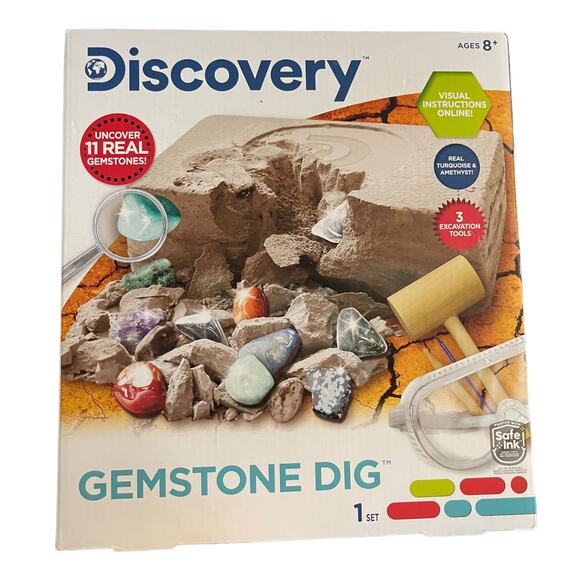 Discovery Gemstone Dig With 11 Real Gemstones - Picture 2 of 4